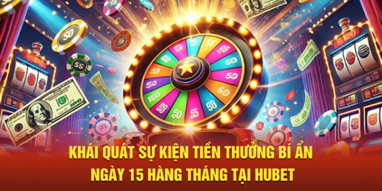 Khái quát sự kiện tiền thưởng bí ẩn ngày 15 hàng tháng tại Hubet